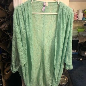 Francesca’s lace cardigan